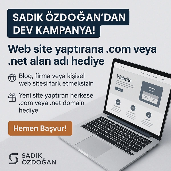 Web tasarım hizmeti kampanyası