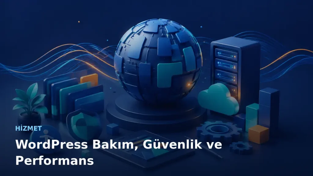WordPress Bakım, Güvenlik ve Performans için öne çıkarılan görsel
