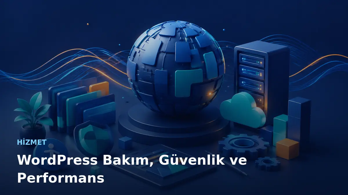 WordPress Bakım, Güvenlik ve Performans için öne çıkarılan görsel